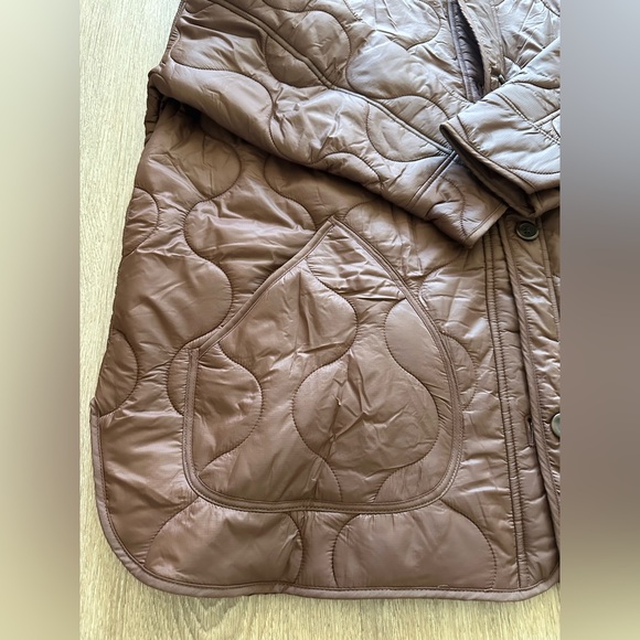 Abercrombie & Fitch Dark Brown Quilted Liner Jacket Size XL - Picture 9 of 14